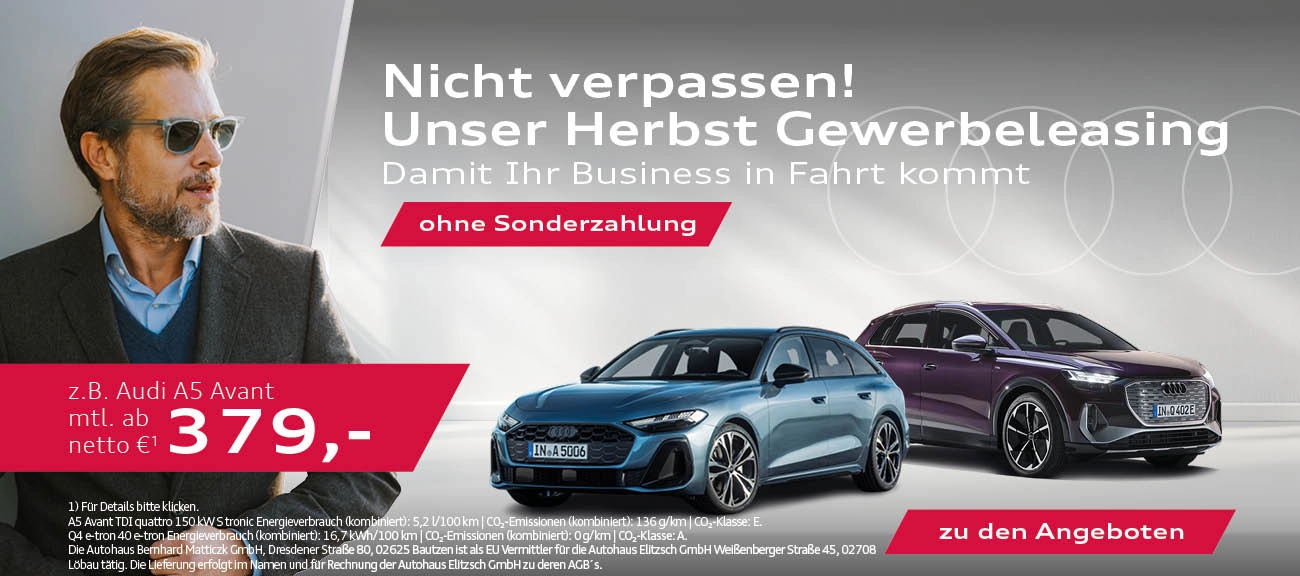 Audi Gewerbe Leasing Q4