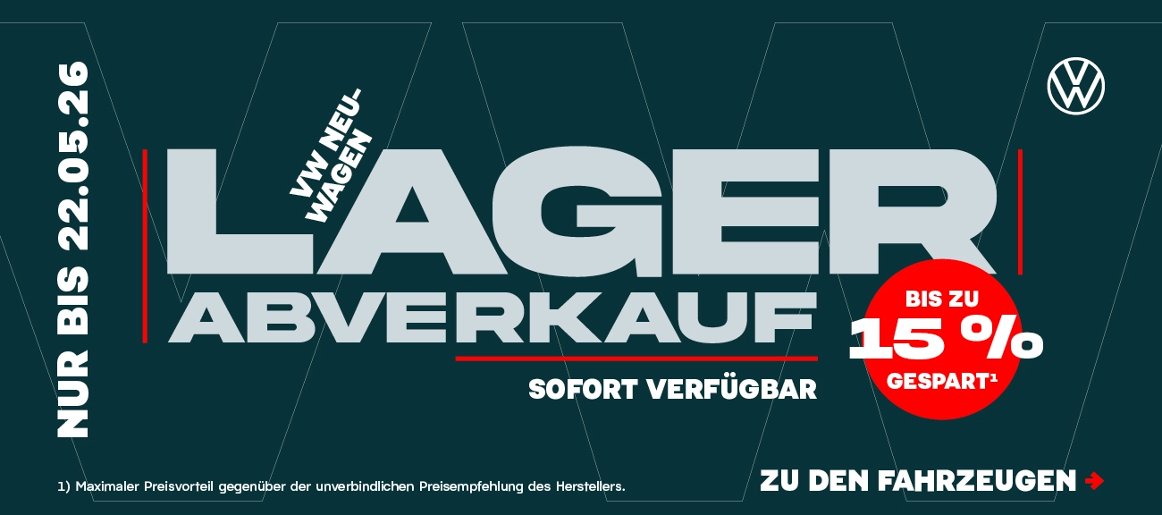 VW Lager Abverkauf