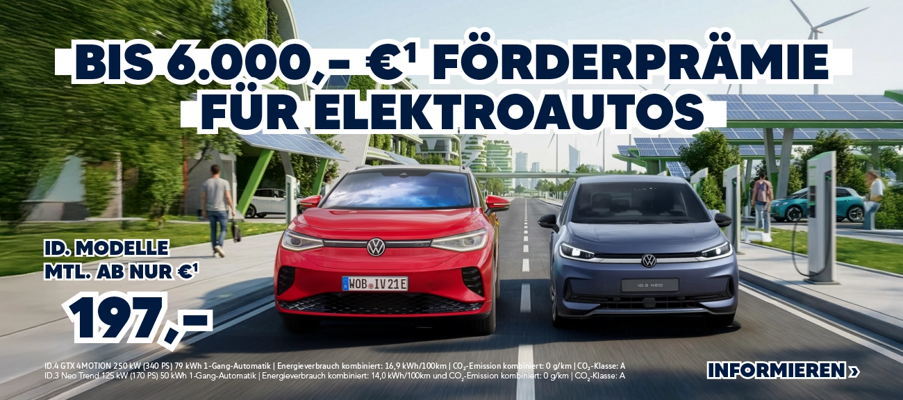 VW E-Fahrzeuge