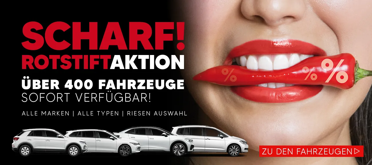 Rotstiftpreise im Autohaus Matticzk in Bautzen - Riesen Auswahl an Fahrzeugen PKW alle Marken Volkswagen Audi Skoda SEAT mit Preisreduzierung 50% unter UPE