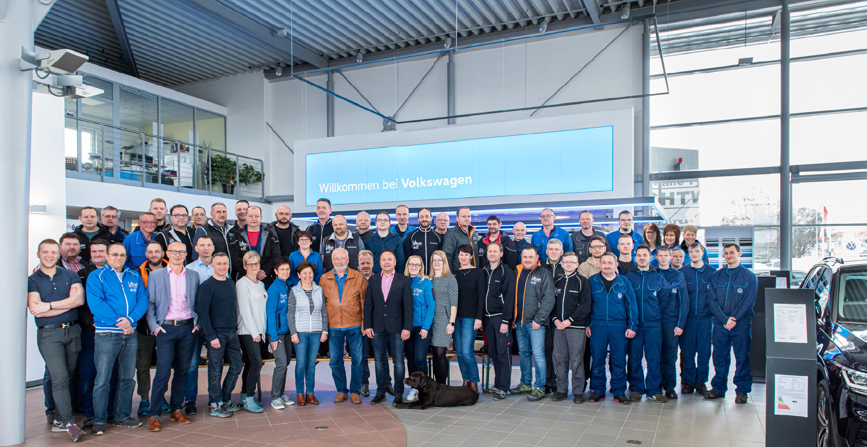 Autohaus Matticzk Team Bild Willkommen bei Volkswagen