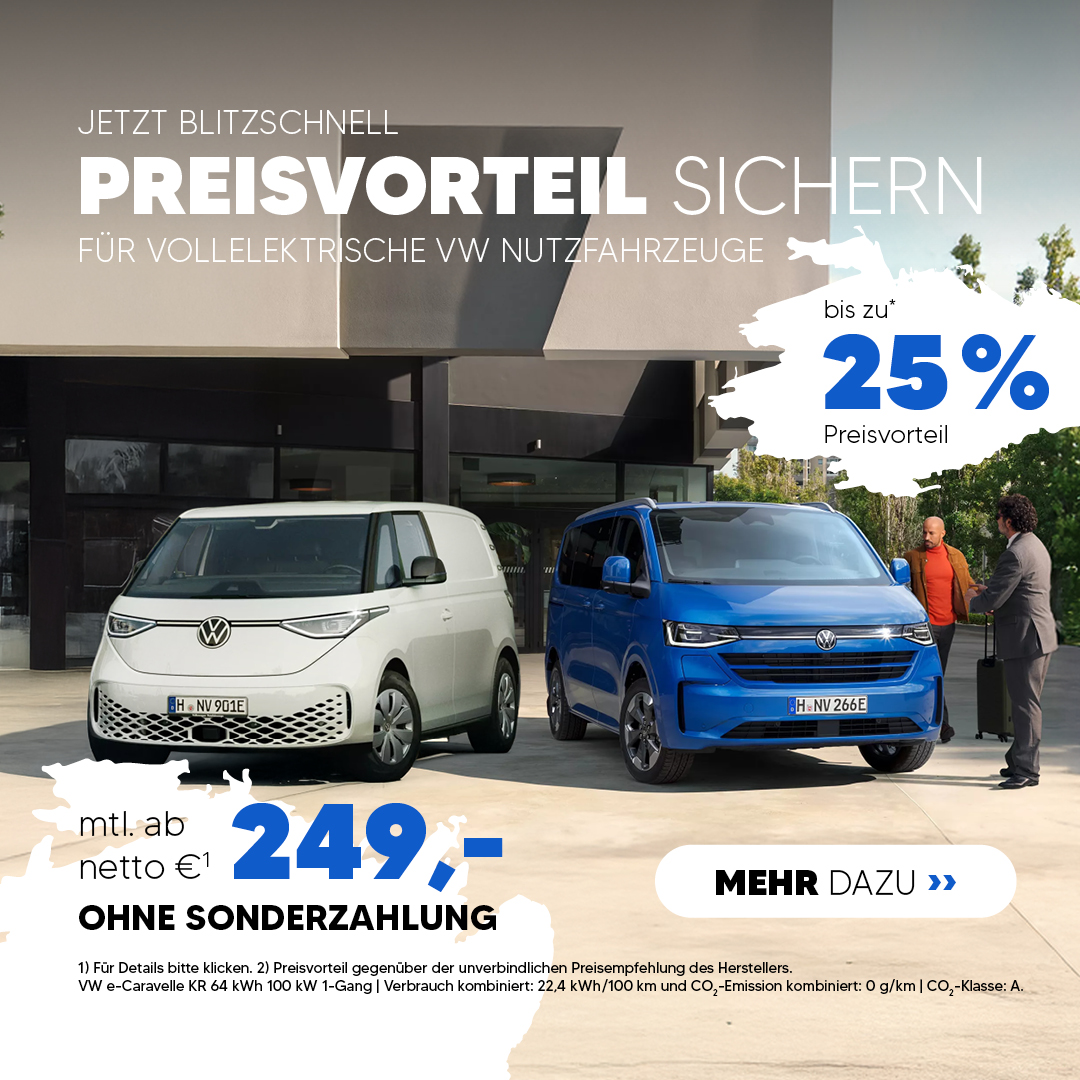 VW e-Nutzfahrzeug Angebote