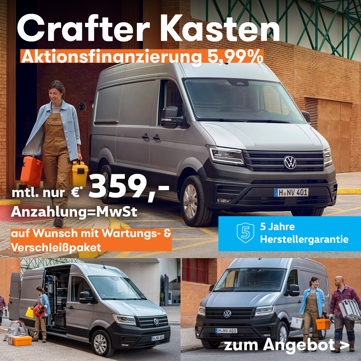 Crafter Kasten Gewerbeangebot