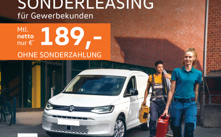  Caddy Cargo für Gewerbekunden