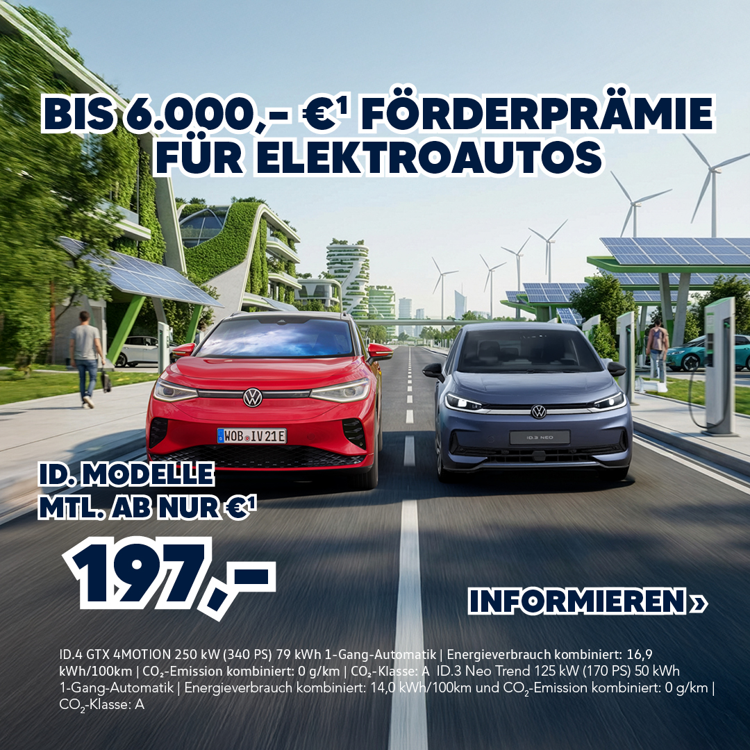 VW Elektro Prämien