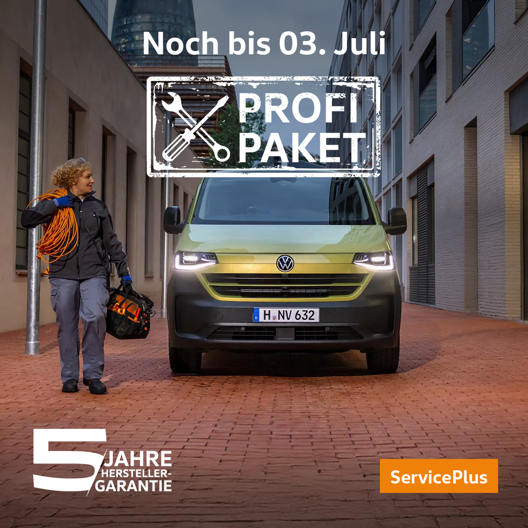 HEADER MOBILE VW Transporter Profi Paket